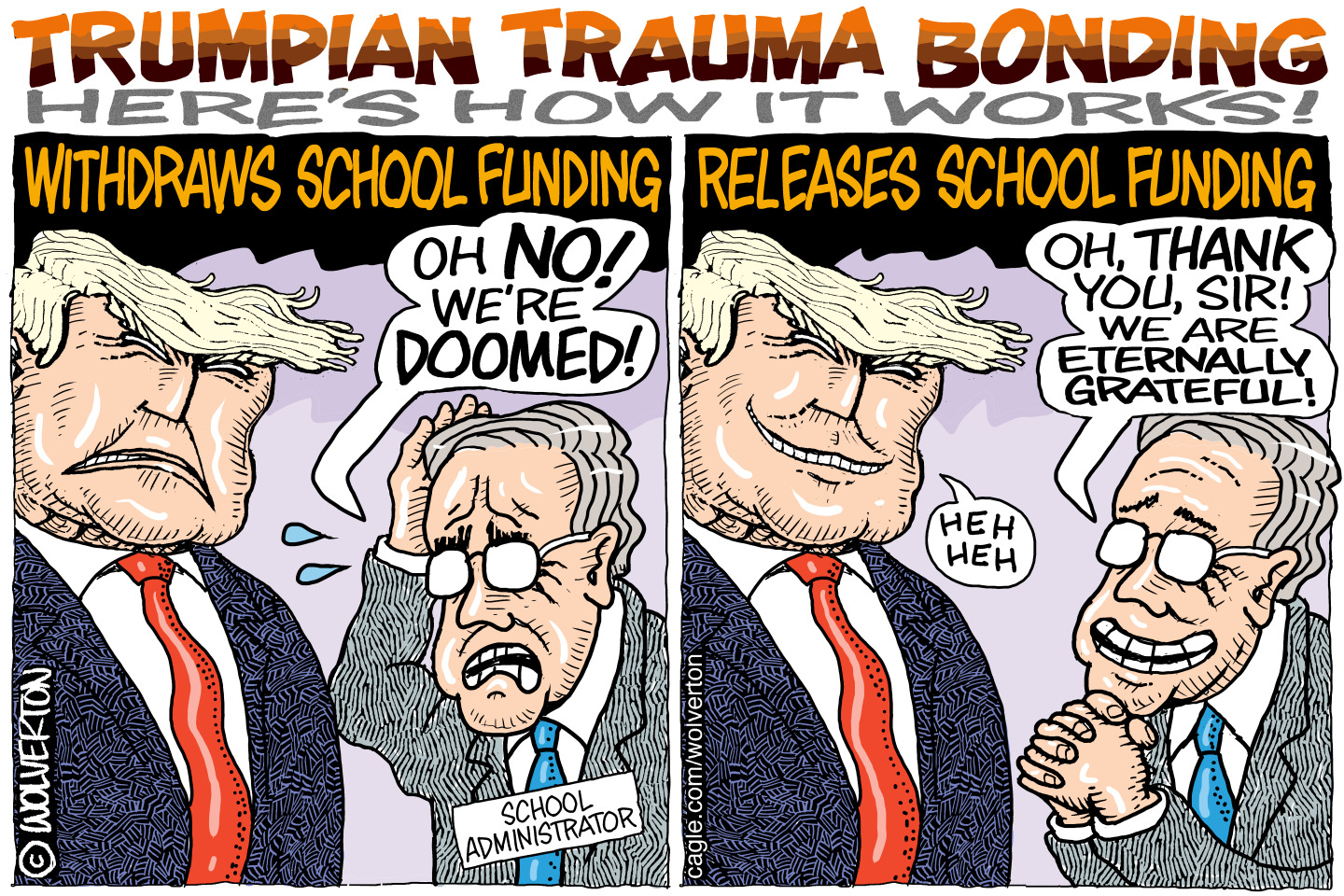 Political cartoon