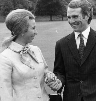 Prince Anne with her first husband