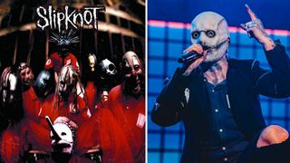 Slipknot's 1999 self-titled debut album, and Corey Taylor onstage