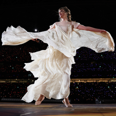 Taylor Swift performs at Accor Stadium on February 23, 2024 in Sydney, Australia.