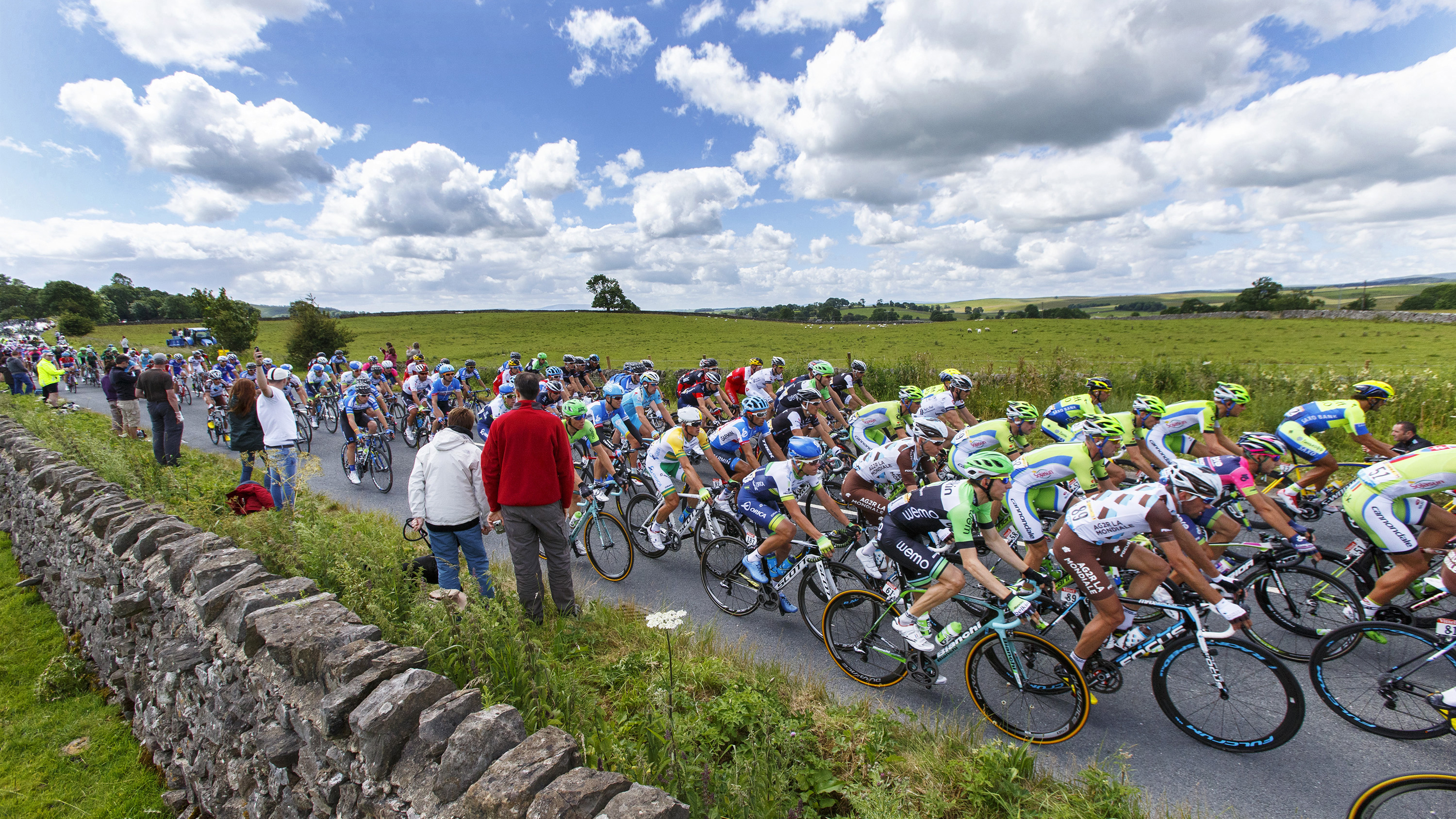 Riders passing through Yorkshire