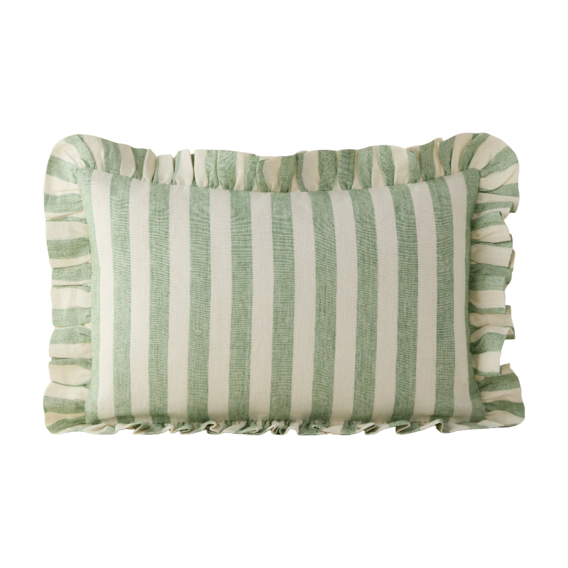Lulu &amp;amp; Georgia, Amaroso Linen Ruffle Pillow