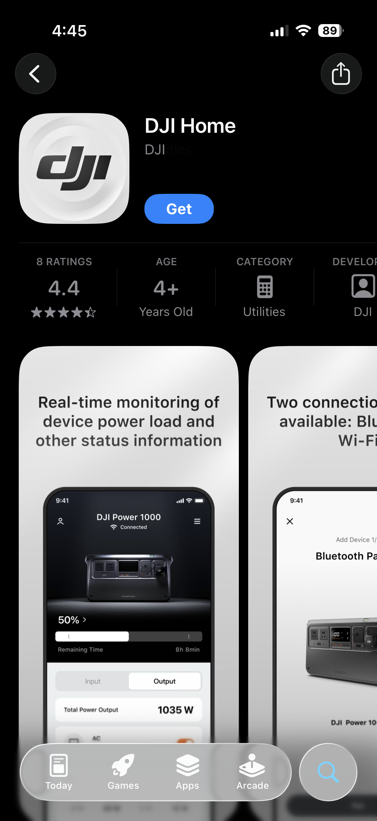 DJI Home App - Downloading from App Store