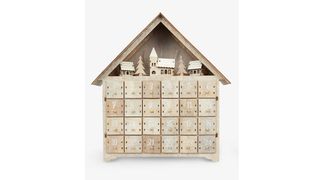 Best looking advent calendar: Folk House wood advent calendar