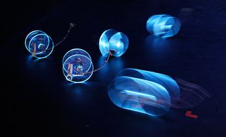 Electronic Neon snails