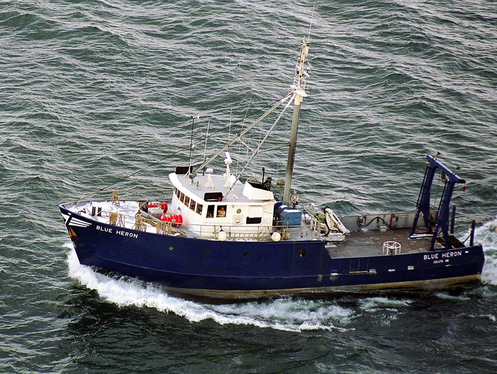 Purdue researchers spent a week near the middle of Lake Michigan aboard the Blue Heron research vessel