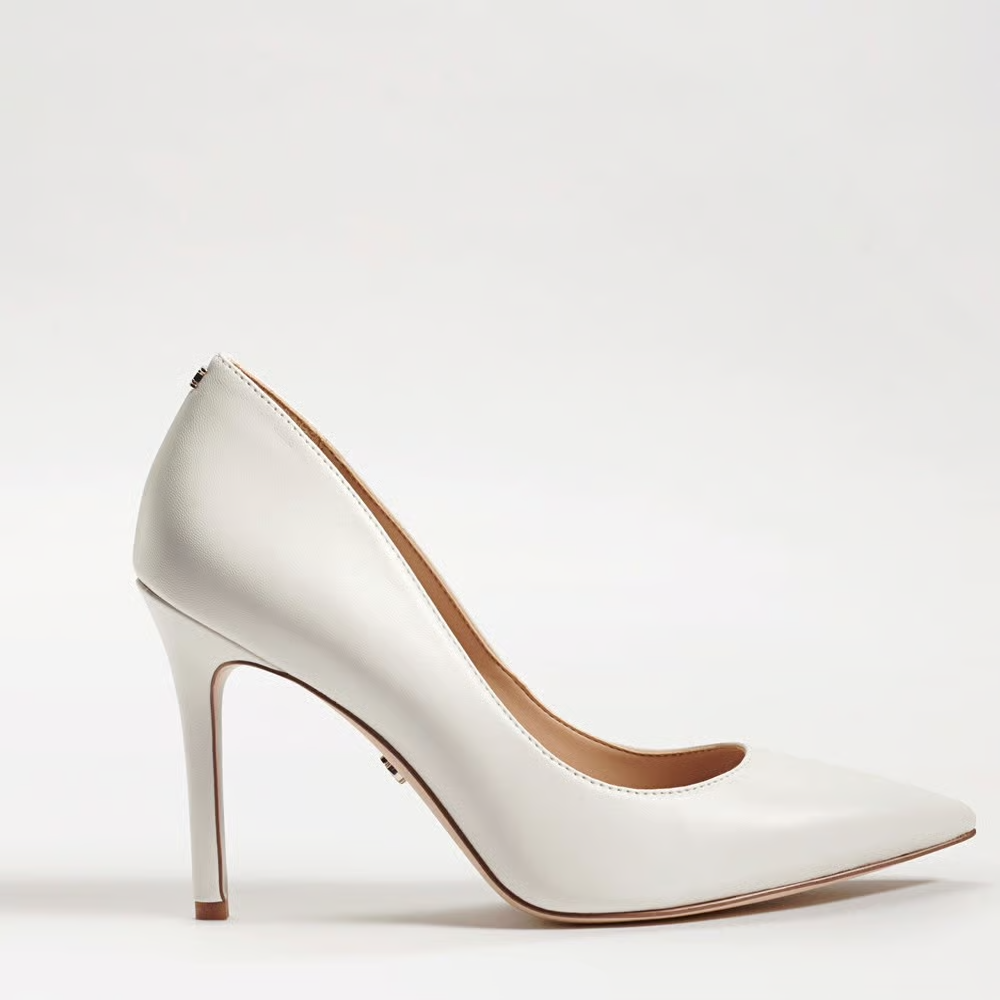 White Sam Edelman pumps
