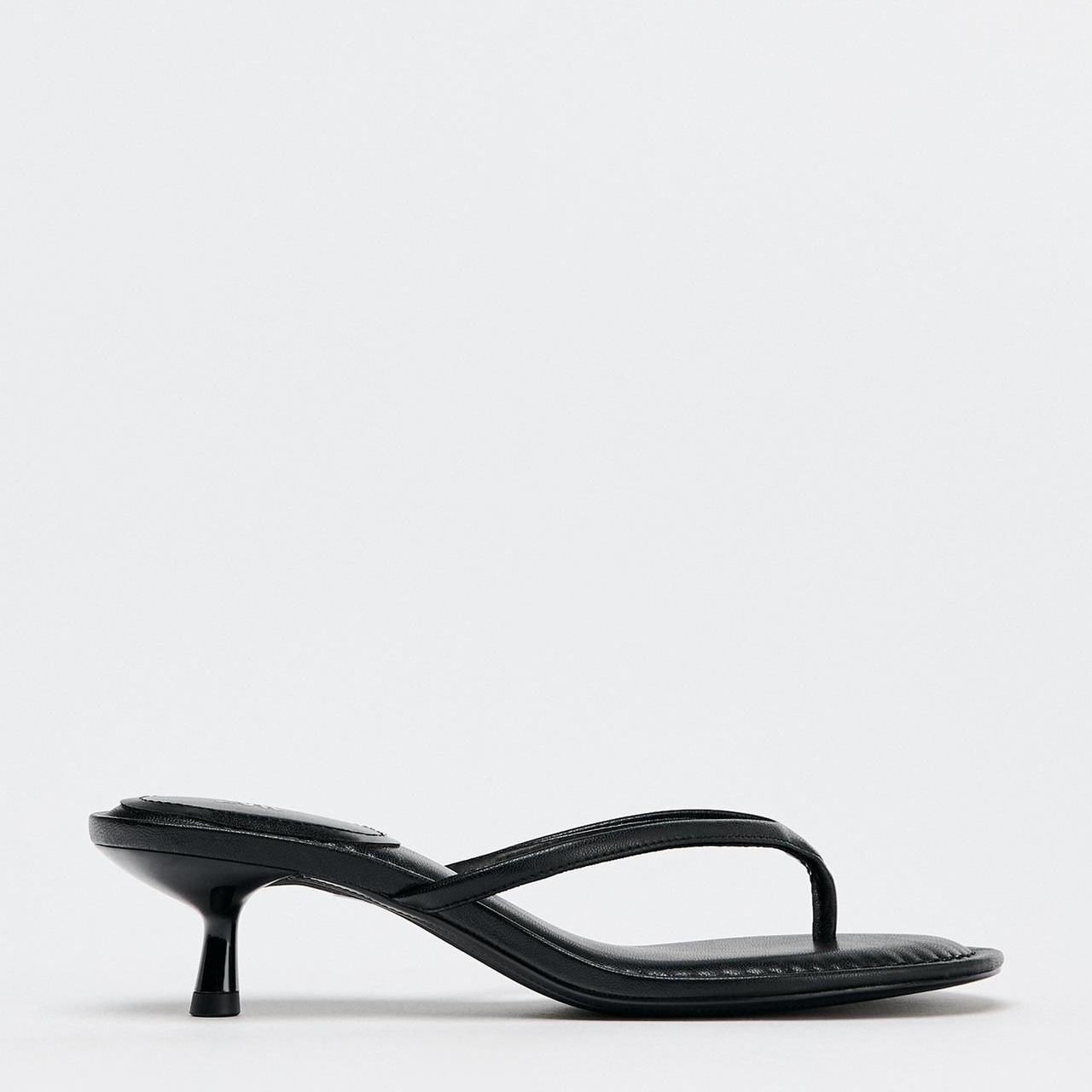 Zara, Kitten-Heel Sandals