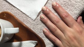 Picture of Emma's nails after shellac manicure at DryBy London