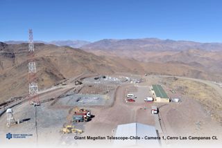 The Chilean mountaintop where the Giant Magellan Telescope will rise, as seen in May 2019.
