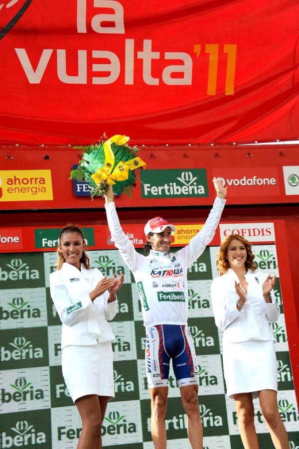 Dani Moreno (Katusha) will wear the white jersey tomorrow.