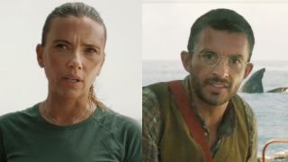 ScarJo and Jonathan Bailey starring in Jurassic World: Rebirth (2025). 