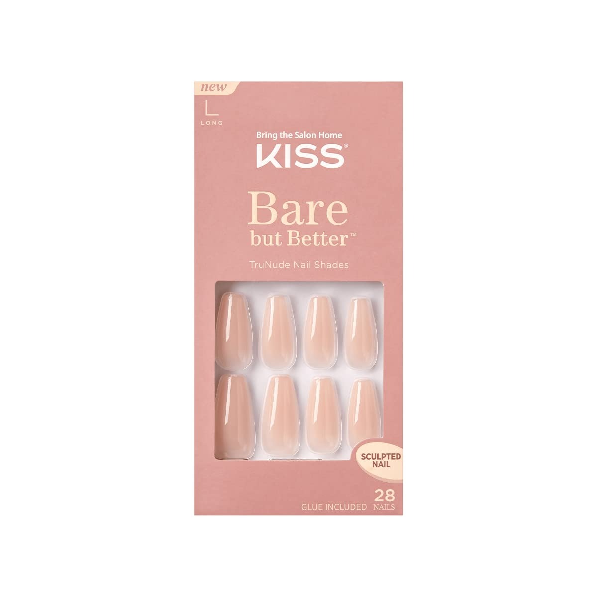 KISS, Kiss Bare But Better Trunude Fake Nails 