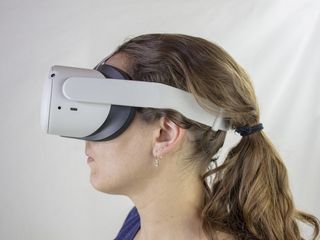 Oculus Quest 2 Head Strap With Ponytail Side