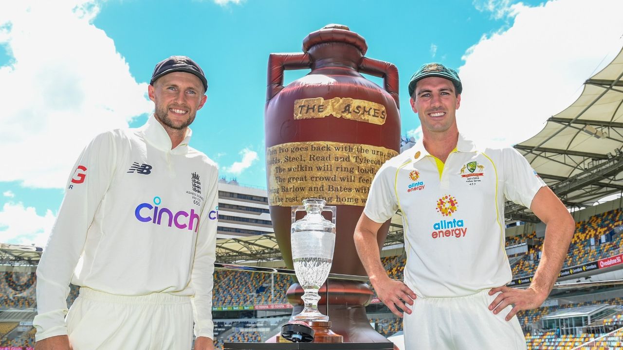 England captain Joe Root and Australia skipper Pat Cummins 