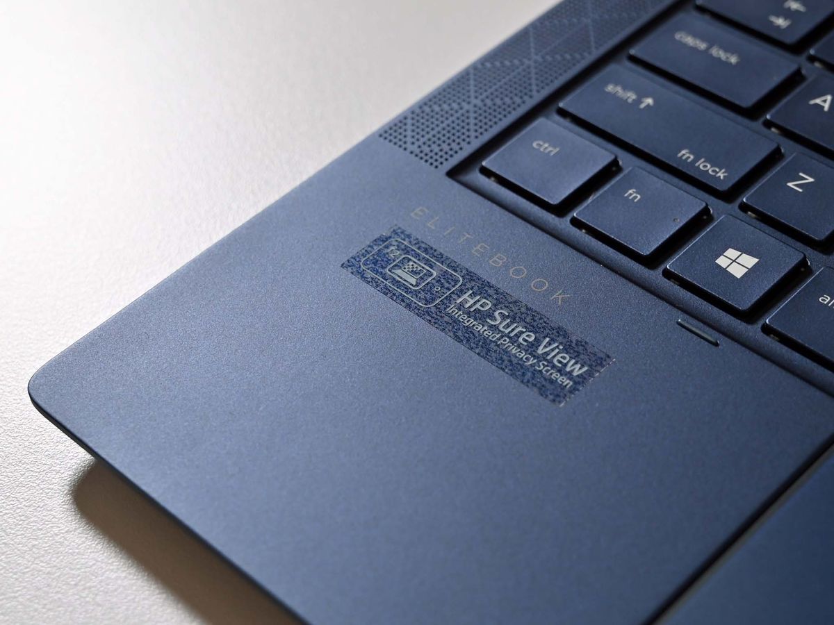 HP Elite Dragonfly 2020 keyboard