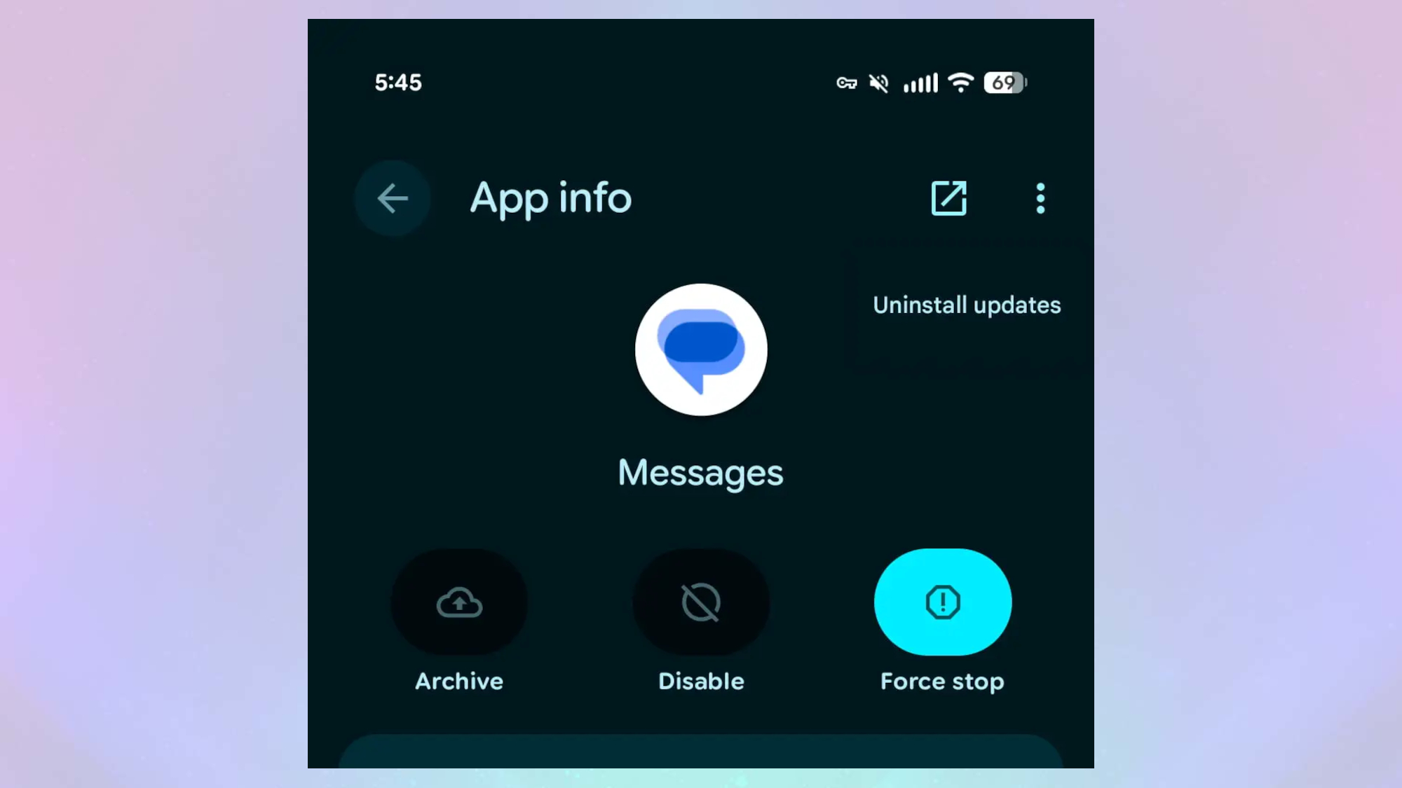 image showing how to uninstall beta