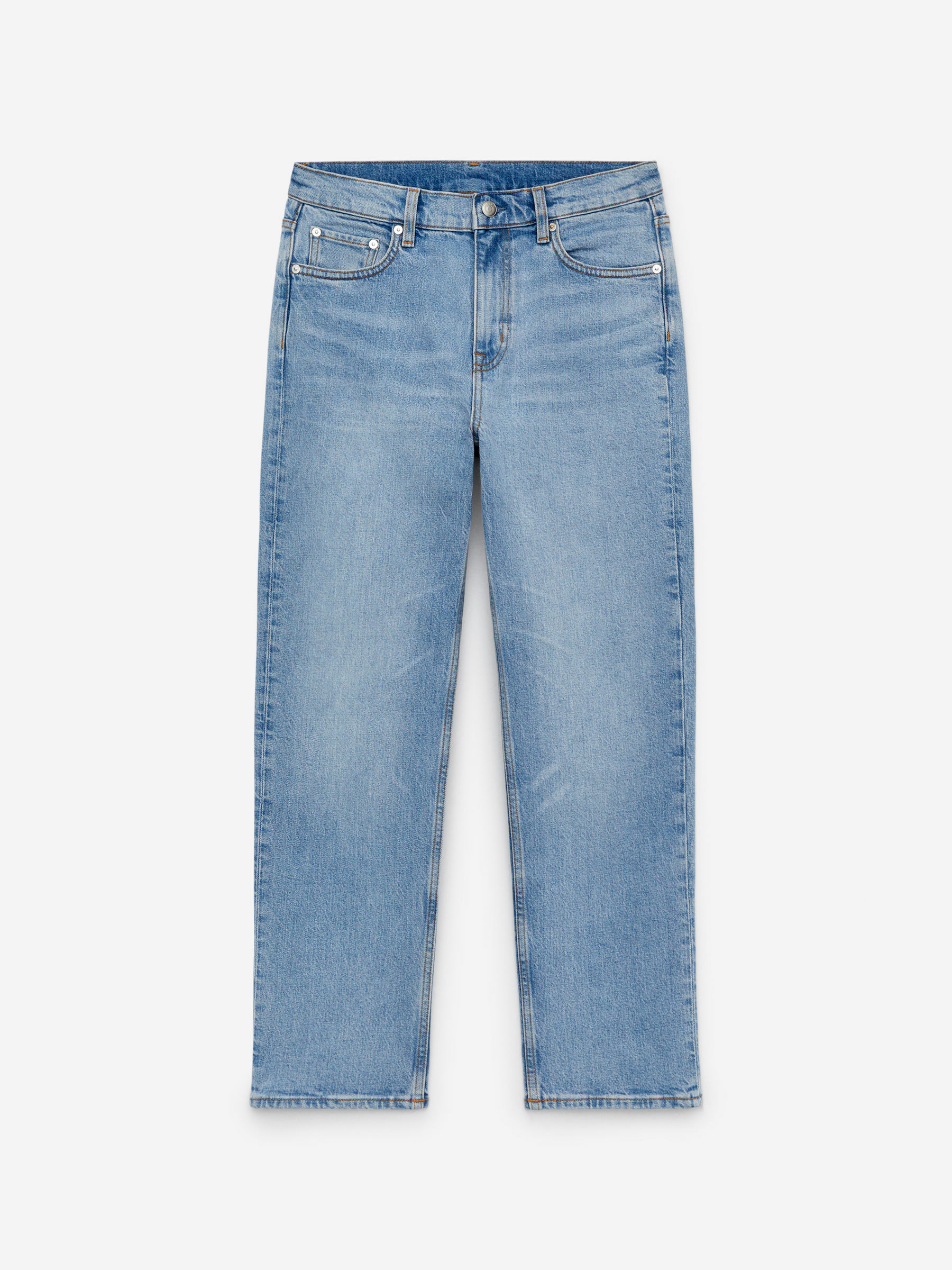 Jade Cropped Slim Jeans 
 Blue 
 Women 
 Arket Gb