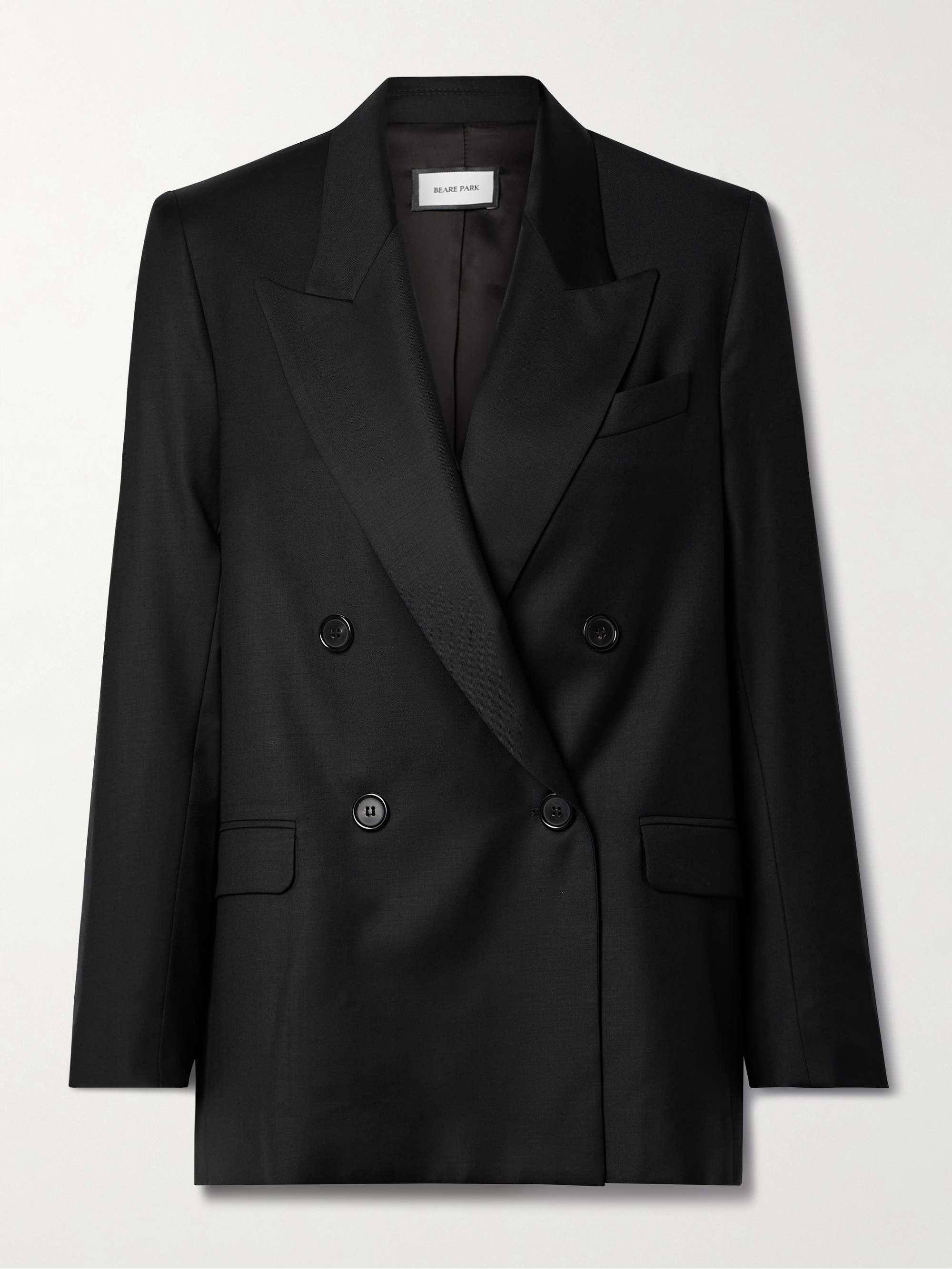 Double-Breasted Wool-Twill Blazer