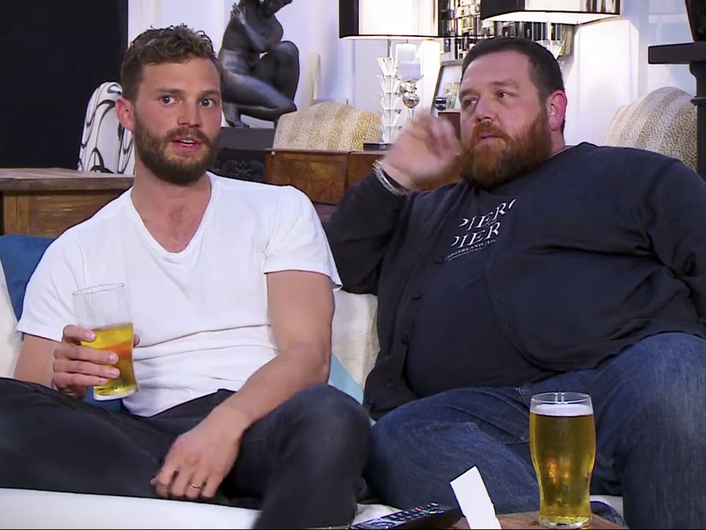 Jamie Dornan &amp; Nick Frost on Gogglebox