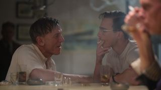 Daniel Craig as Lee and Drew Starkey as Eugene Allerton in Queer.