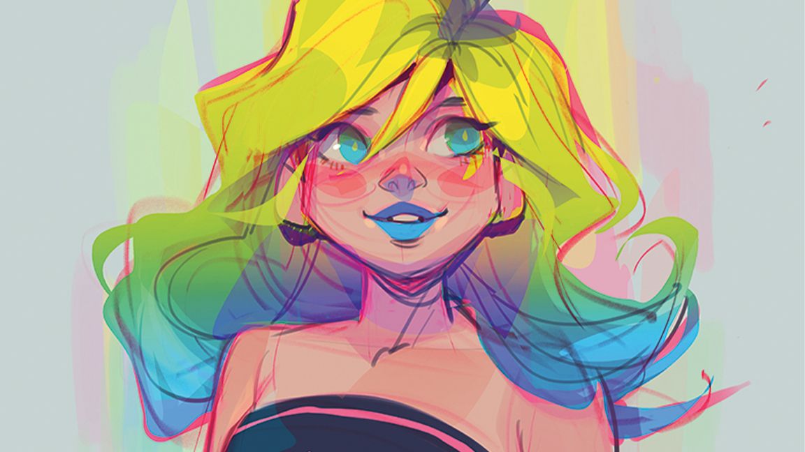 Loish; character design sketch