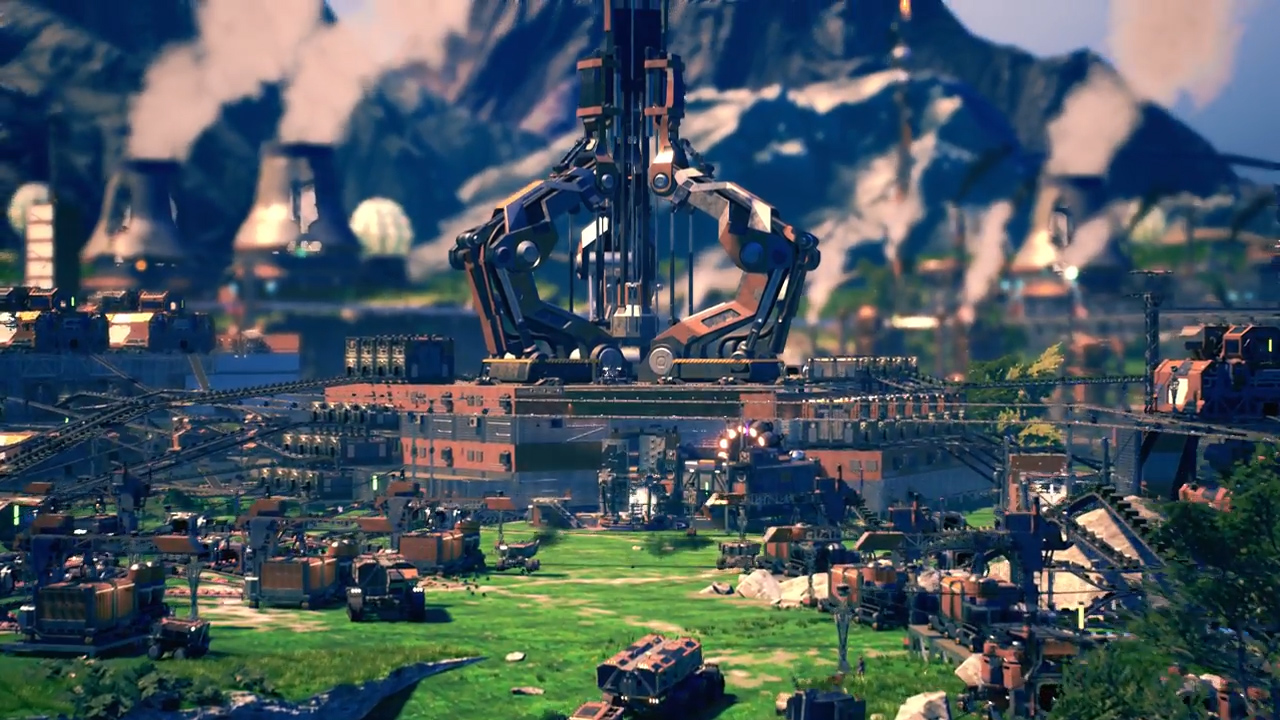 A screenshot of Satisfactory from the PC gaming show 2018