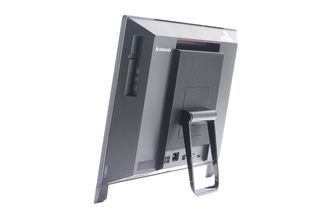The ThinkCentre Edge 91z's easel-like stand doesn't lend itself to easy tilting and swivelling.