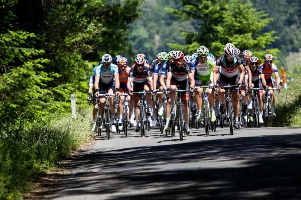 Nearing the top of one of the short steep climbs.