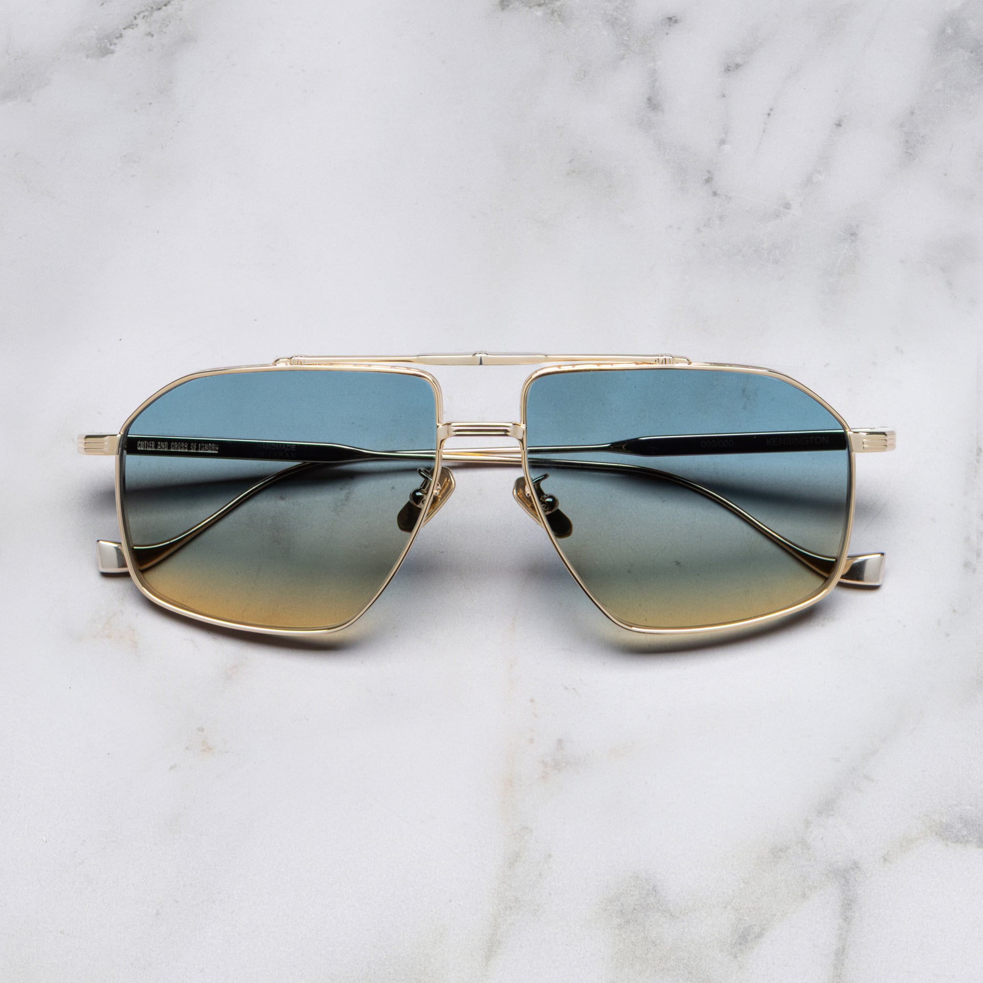 Kensington 1424 Aviator Sunglasses - Gold
