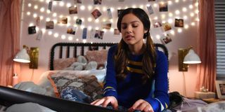 Olivia Rodrigo playing on the piano All I Want in High School Musical series