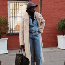 Amy Julliette Lefévre wearing double denim