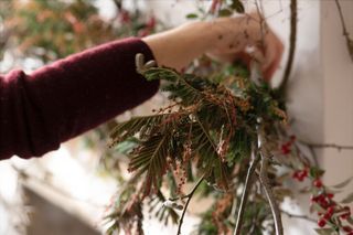 How to make a Christmas garland by Philippa Craddock