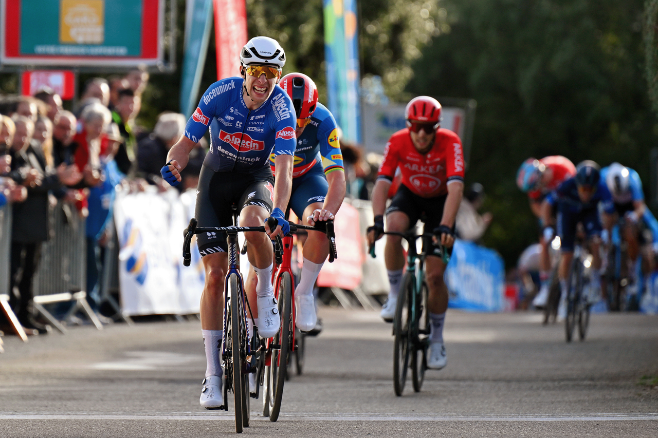 Axel Laurance (Alpecin-Deceuninck) wins stage 2 of Etoile de Bess&egrave;ges