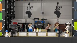 Lego Queen at Live Aid