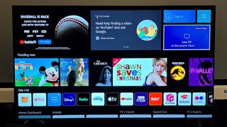 LG A2 OLED TV smart TV interface