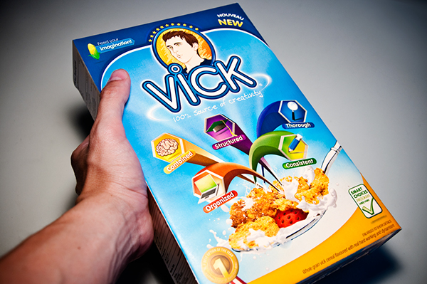 Victor Rodriguez cereal box themed resume