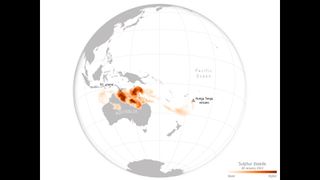 The cloud of sulfur dioxide emitted by the Hunga Tonga-Hunga Ha'apai has reached the Indian Ocean.