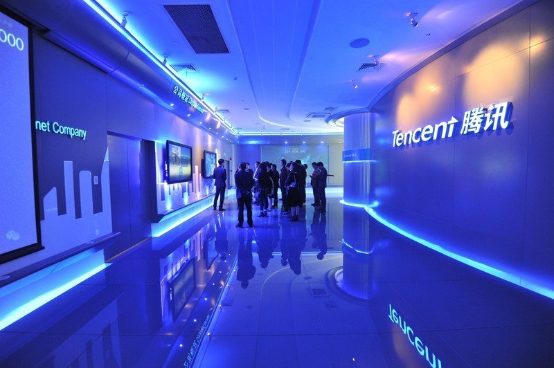 Tencent hallway