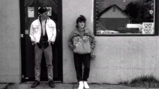 Betsy Broussard and Jeff Anderson in Clerks