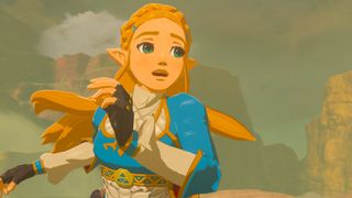 Zelda läuft in Breath of the Wild