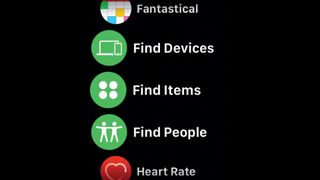 "Find" options for devices, items and people