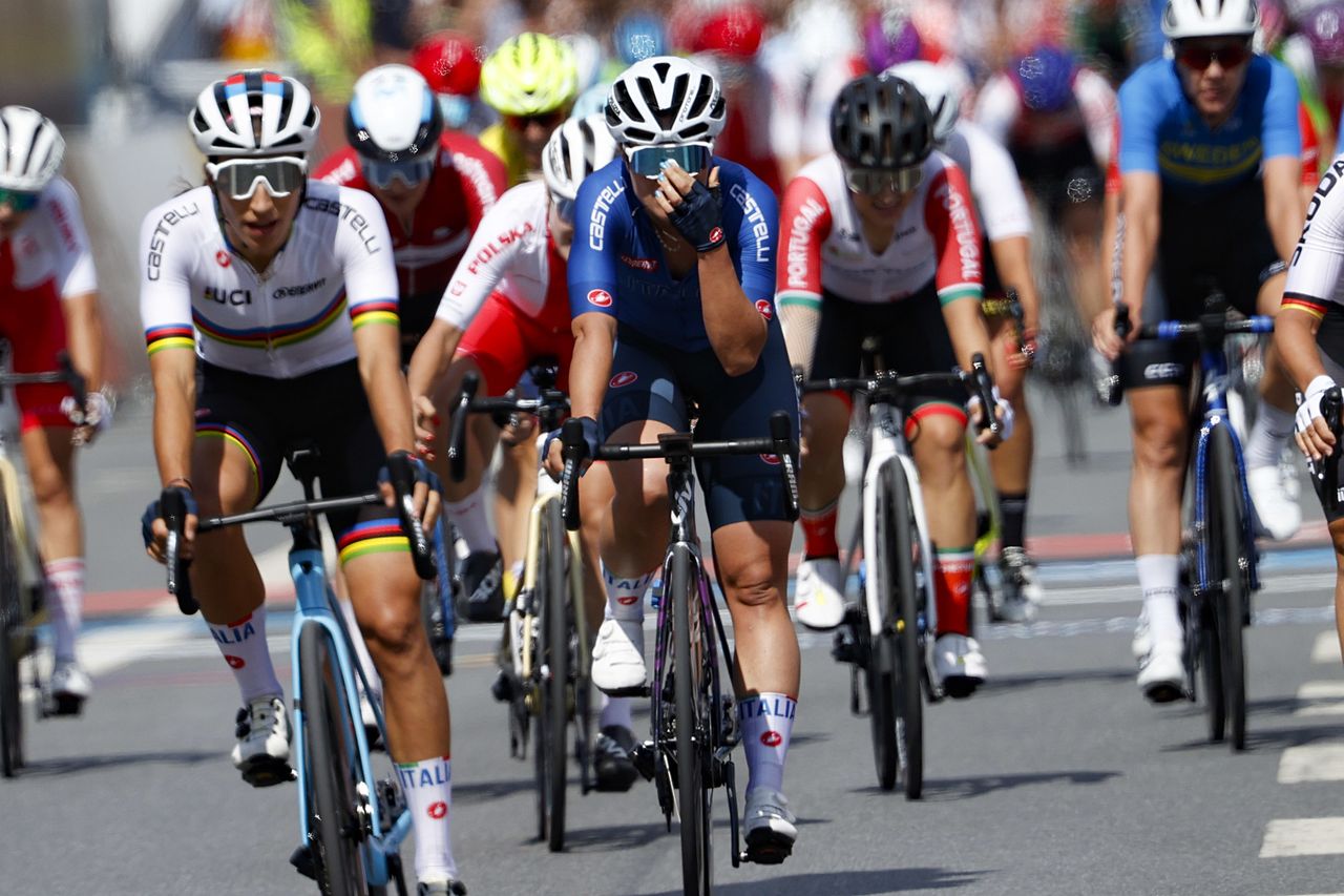 European Championships Munich 2022 - 2022 UEC Road Elite European Championships - Women's Road Race - 21/08/2022 - Rachele Barbieri (ITA) - photo Ivan Benedetto/UEC/SprintCyclingAgency&Acirc;&copy;2022