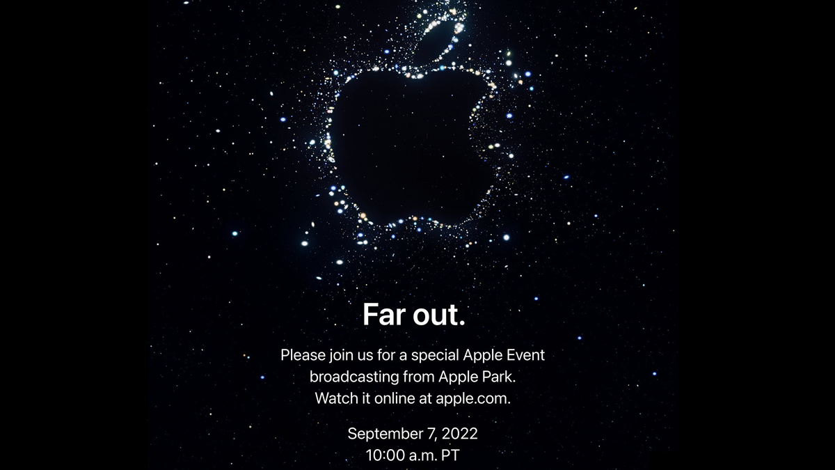 Apple September 7, 2022 event invite