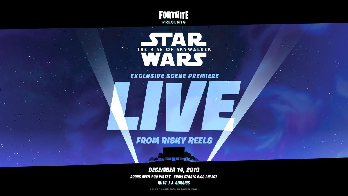 fortnite star wars rise of skywalker