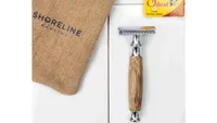 Bamboo razor gift set