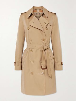 Kensington Organic Cotton-Gabardine Trench Coat