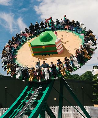 Mia's Riding School at Legoland: Sounds docile, is actually somewhat terrifying (much to the delight of the riders)