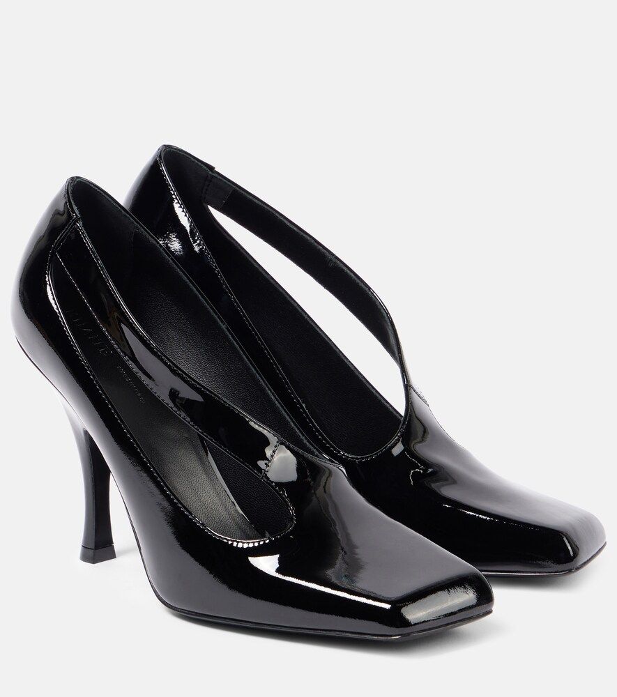 Eva 100 Cutout Patent Leather Pumps
