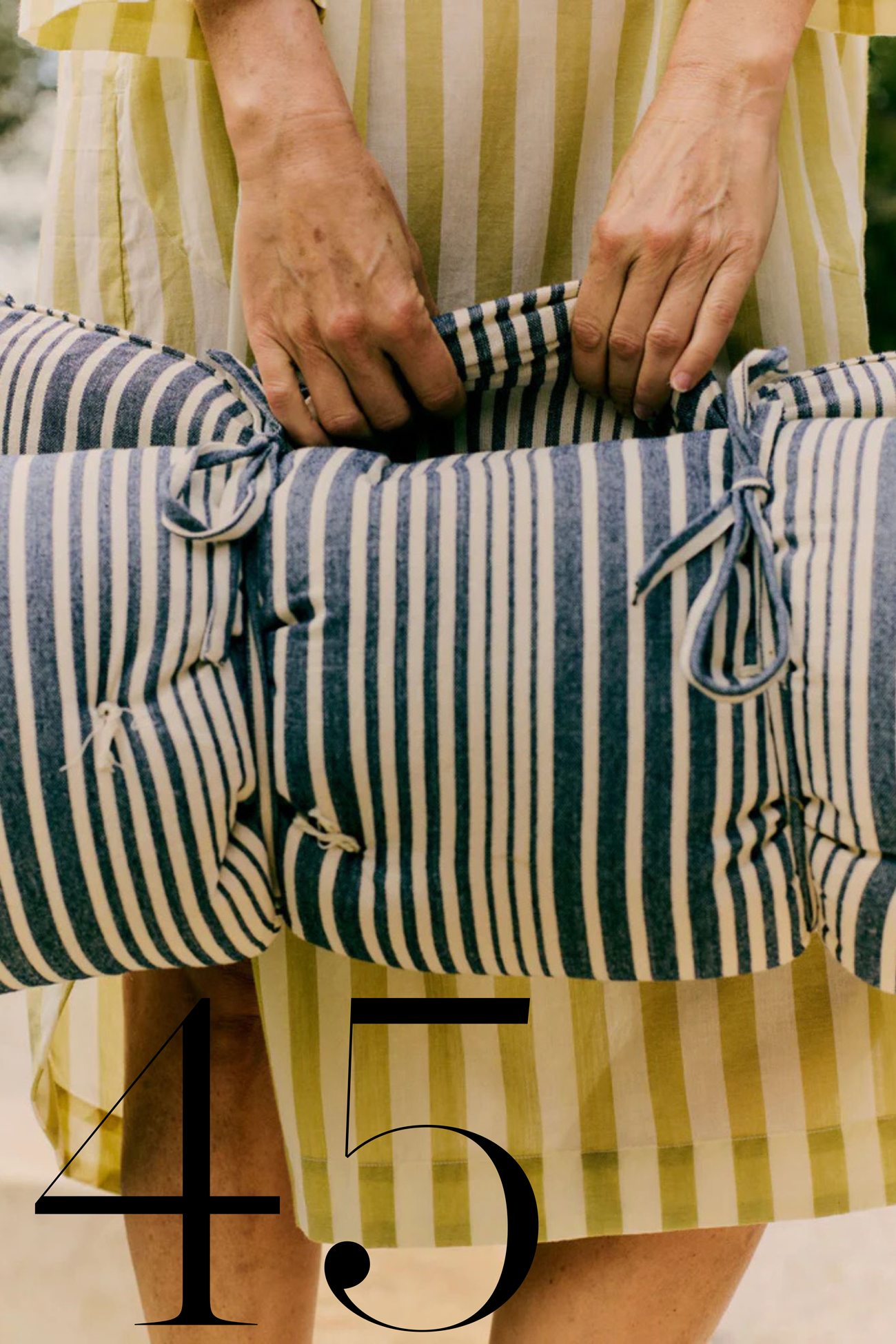 TOAST, Hand Woven Stripe Summer Mattress